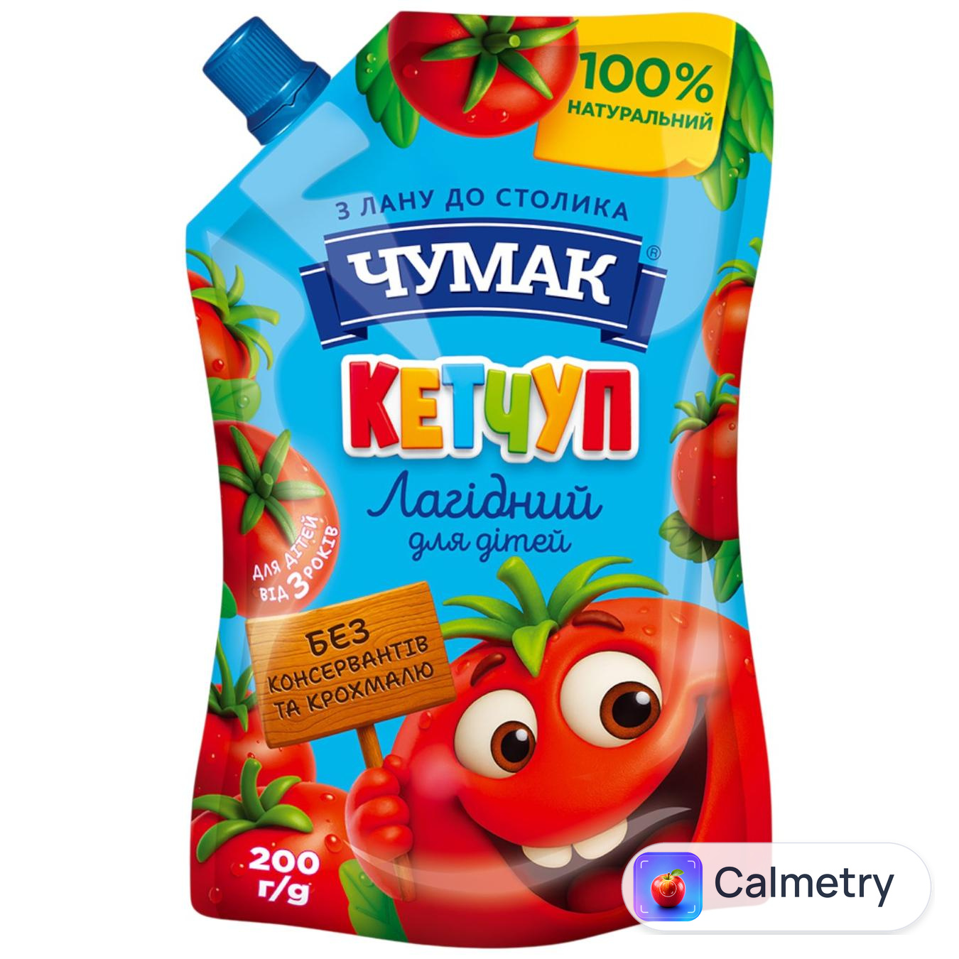 Кетчуп Чумак Лагідний для дітей 200г