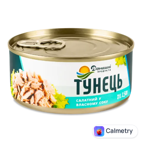 Тунець Домашні продукти салатний у власному соку