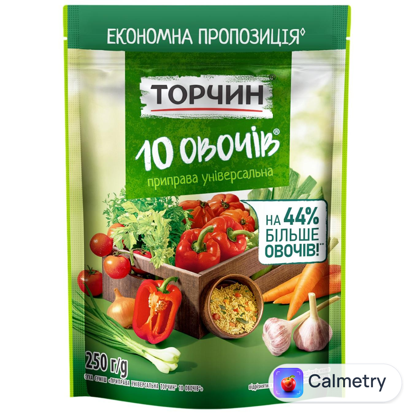 Суміш спецій ТОРЧИН® 10 Овочів універсальна 250г — фото продукту