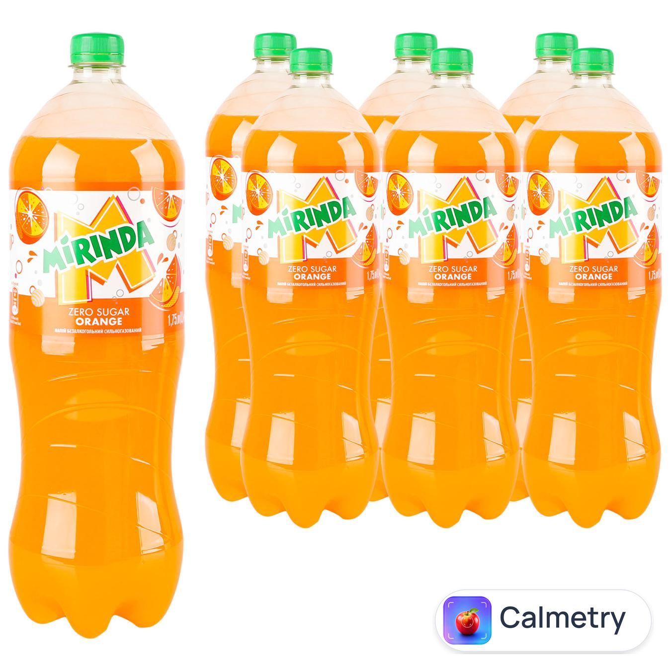 Напій газований Mirinda Orange Zero Sugar 1,75л 6шт