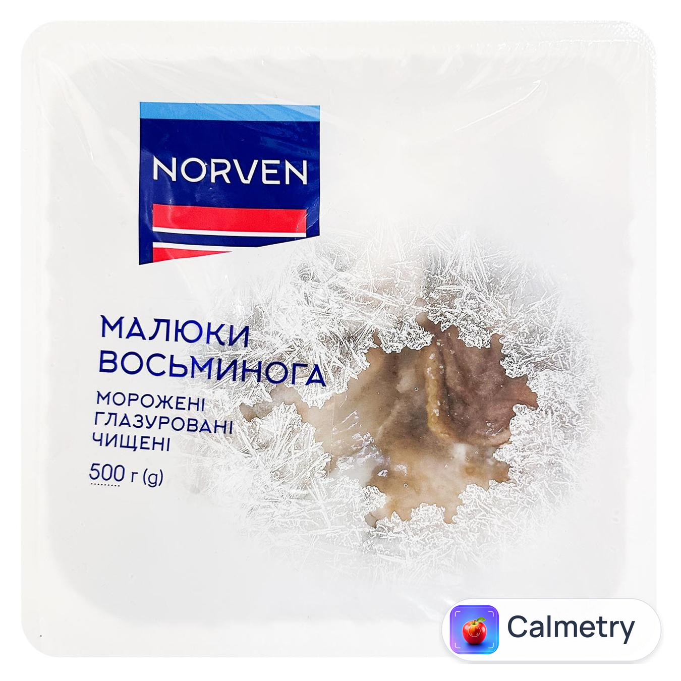 Восьминоги Norven малюки чищені патрані заморожені 40/60 500г — фото продукту