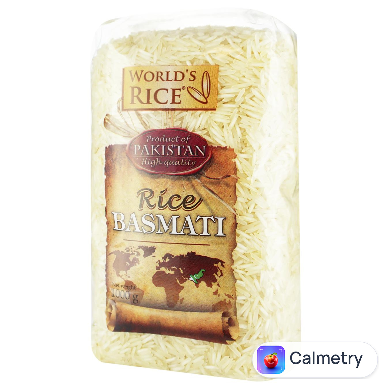 Рис World's Rice Басматі 1кг — фото продукту