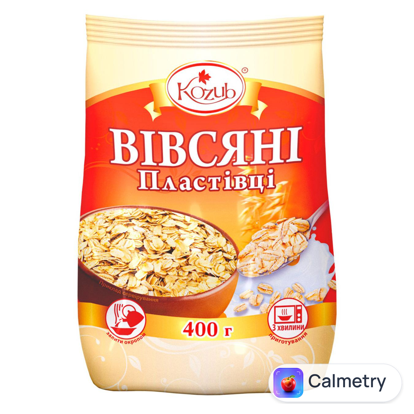Пластівці вівсяні Козуб Продукт 400г
