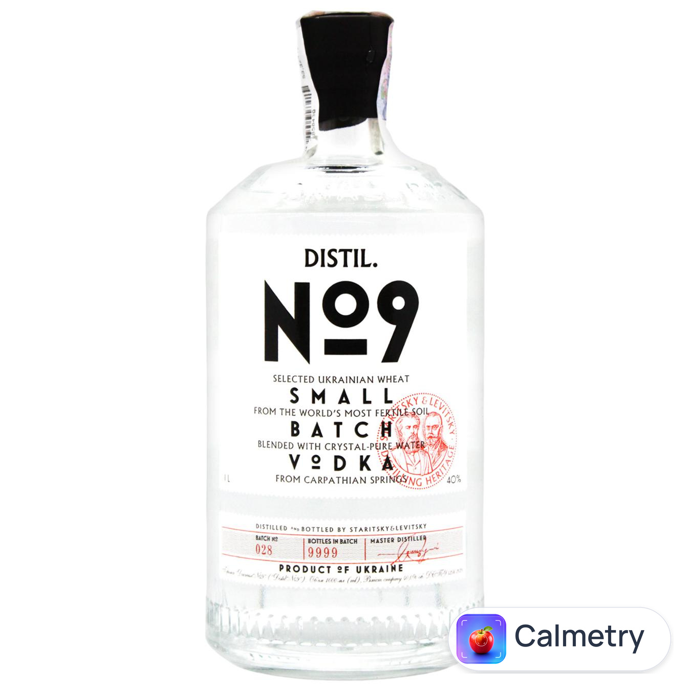 Горілка Distil №9 40% 1л — фото продукту