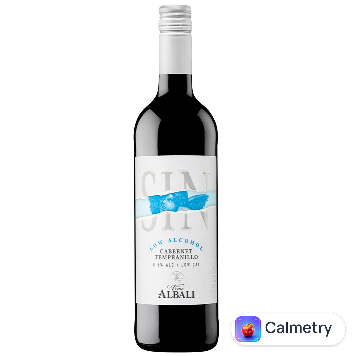 Вино Vina Albali Cabernet Tempranillo червоне напівсухе безалкогольне 0,75л