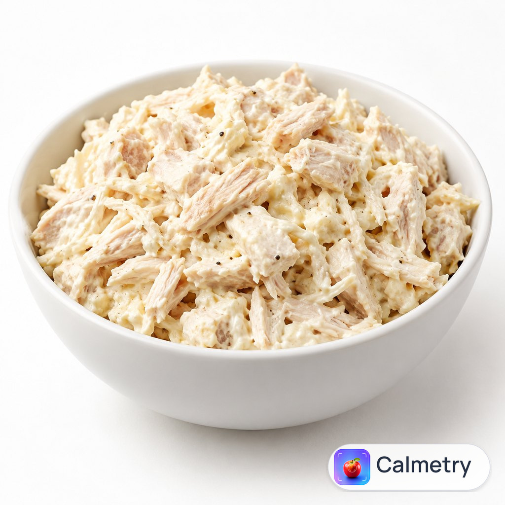 Салат з куркою та майонезом