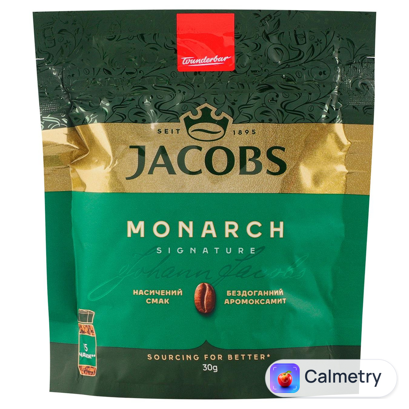 Кава розчинна Jacobs Monarch 30г — фото продукту