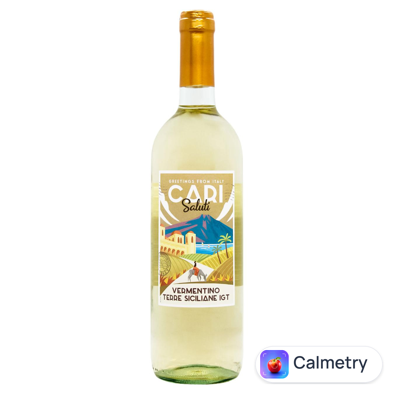 Вино Cari Saluti Vermentino IGT біле сухе 12% 0,75л