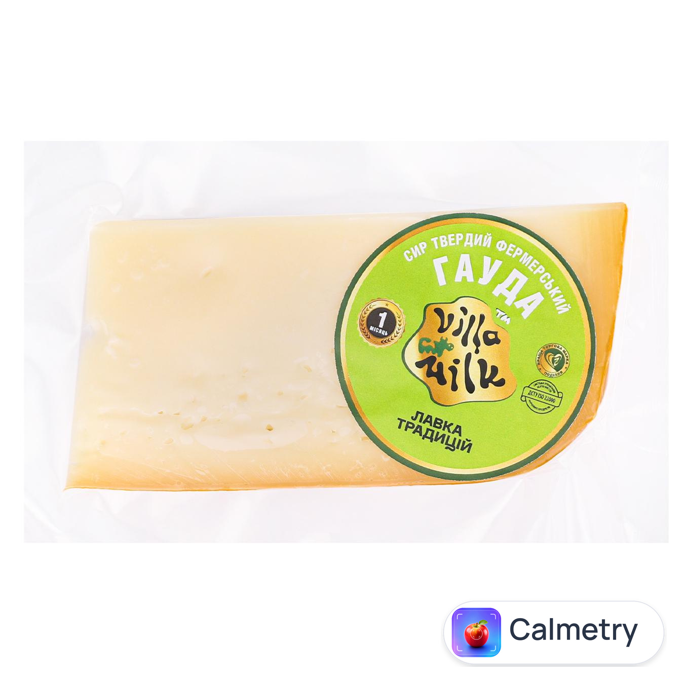 Сир Villa Milk Гауда 1 місяць 45% — фото продукту