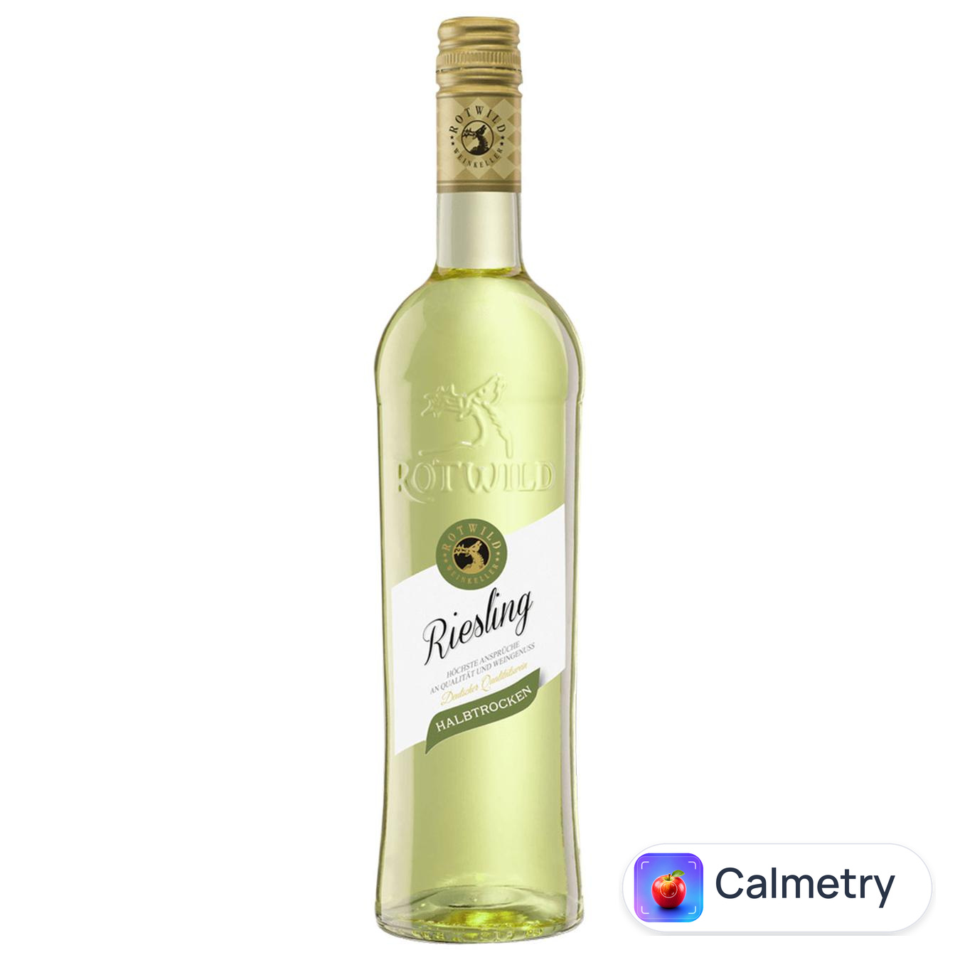 Вино Rotwild Riesling Halbtrocken напівсухе біле 11% 0,75л
