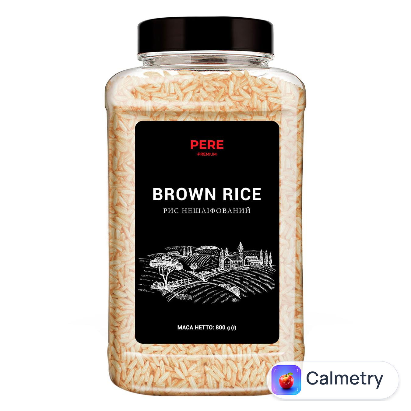 Рис Pere нешліфований довгозернистий 800 г (0.8 кг)
