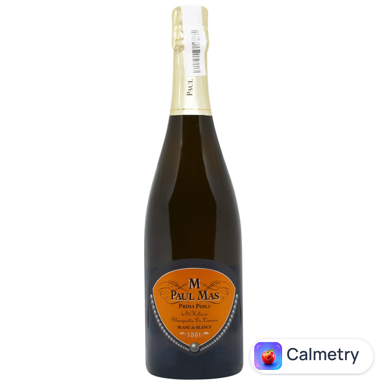 Вино ігристе Paul Mas Prima Perla Blanc de Blancs біле брют 12% 0,75л