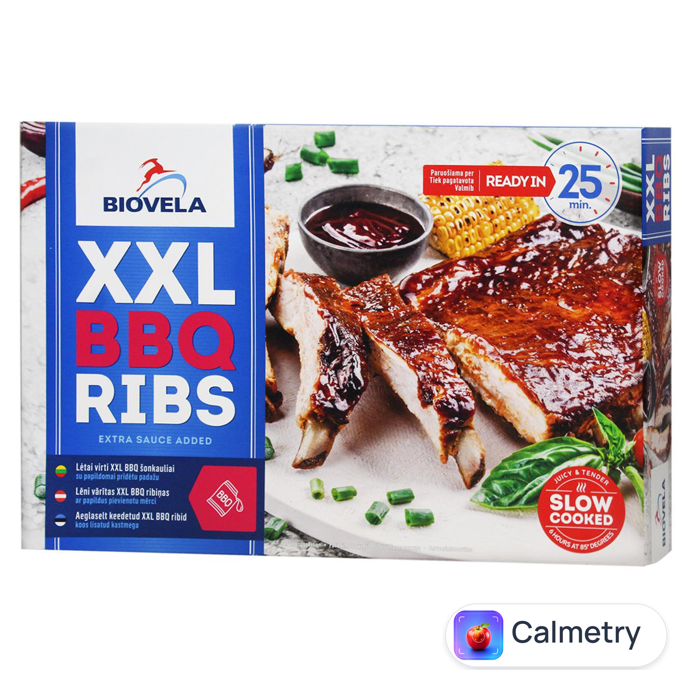 Реберця свинячі Biovela Slow Cook FIX охолоджені 900г — фото продукту