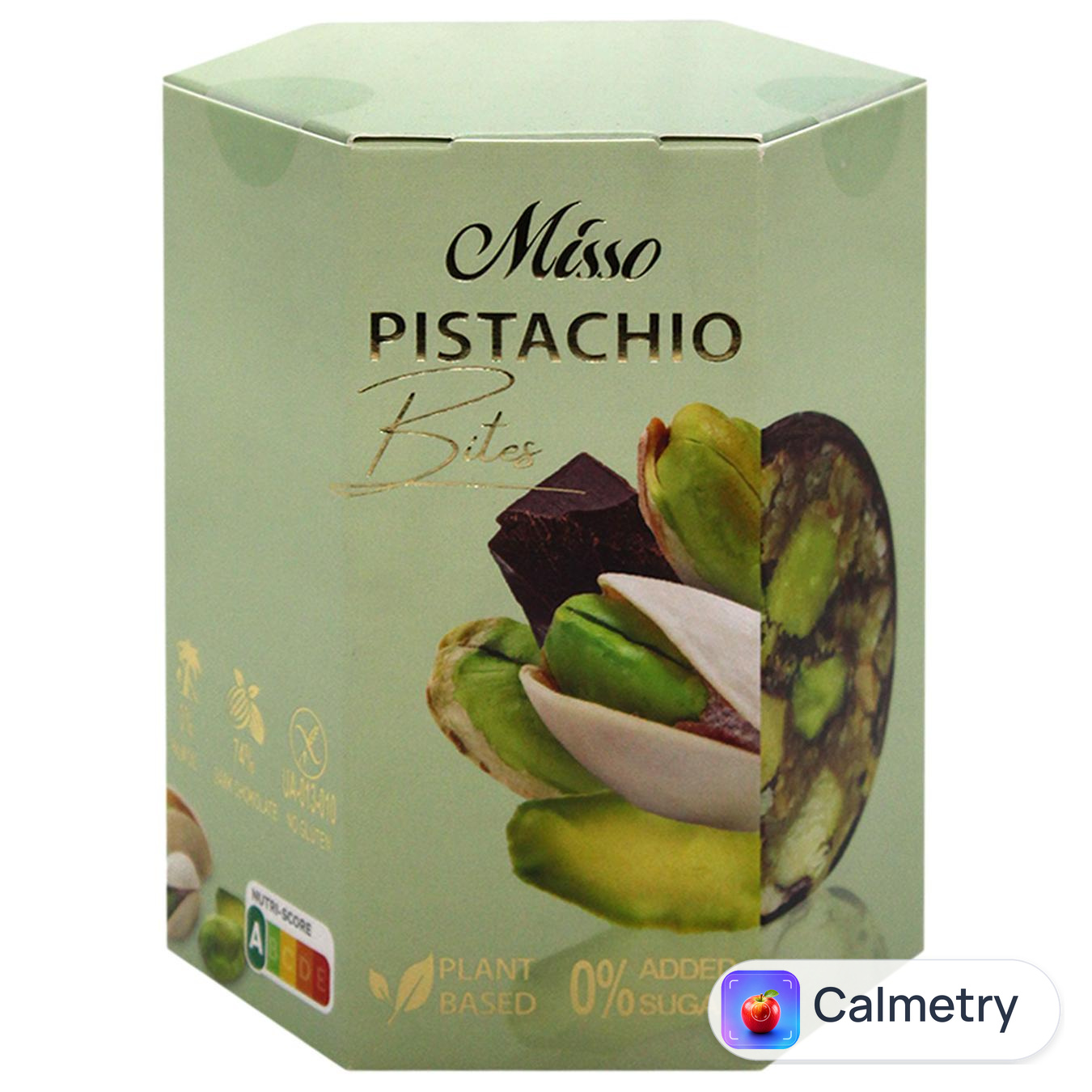 Цукерки Misso Pistachio Bites фісташкові у шоколаді 180г
