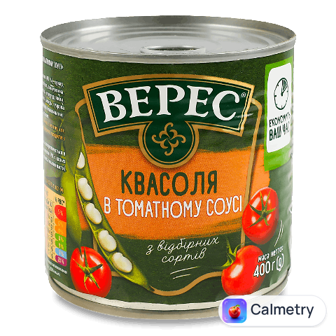 Квасоля «Верес» в томатному соусі, 400г