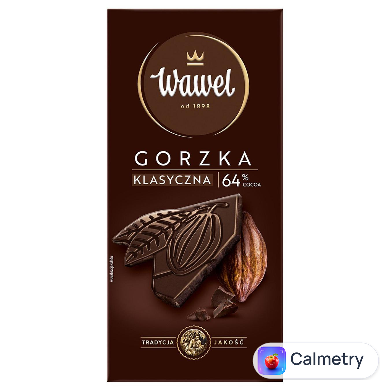 Шоколад чорний Wawel Преміум 64% 90г