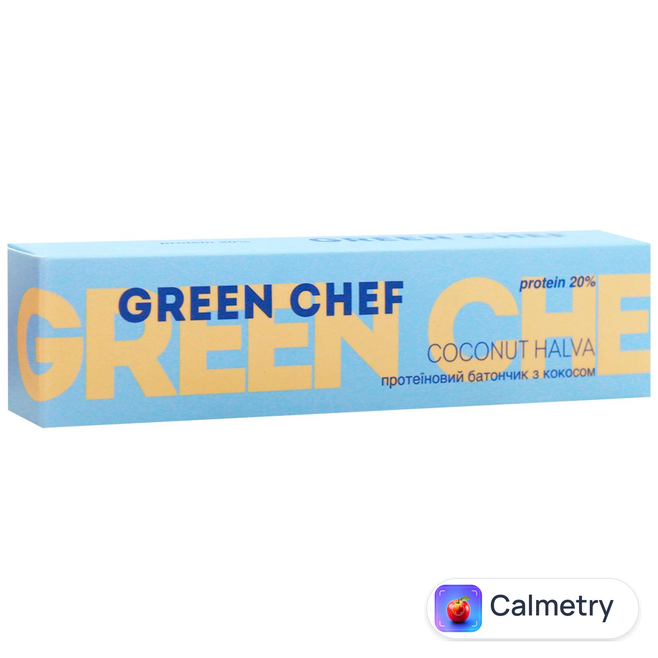 Батончик протеїновий Green Chef Coconut Halva з кокосом 40г — фото продукту