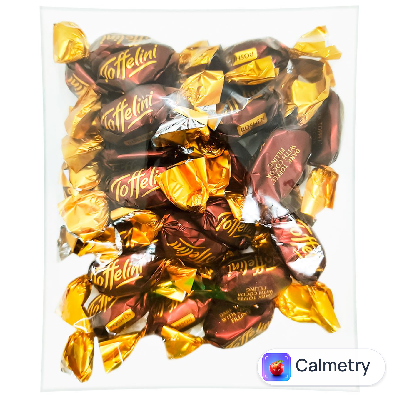 Цукерки Roshen Toffelini з шоколадною начинкою