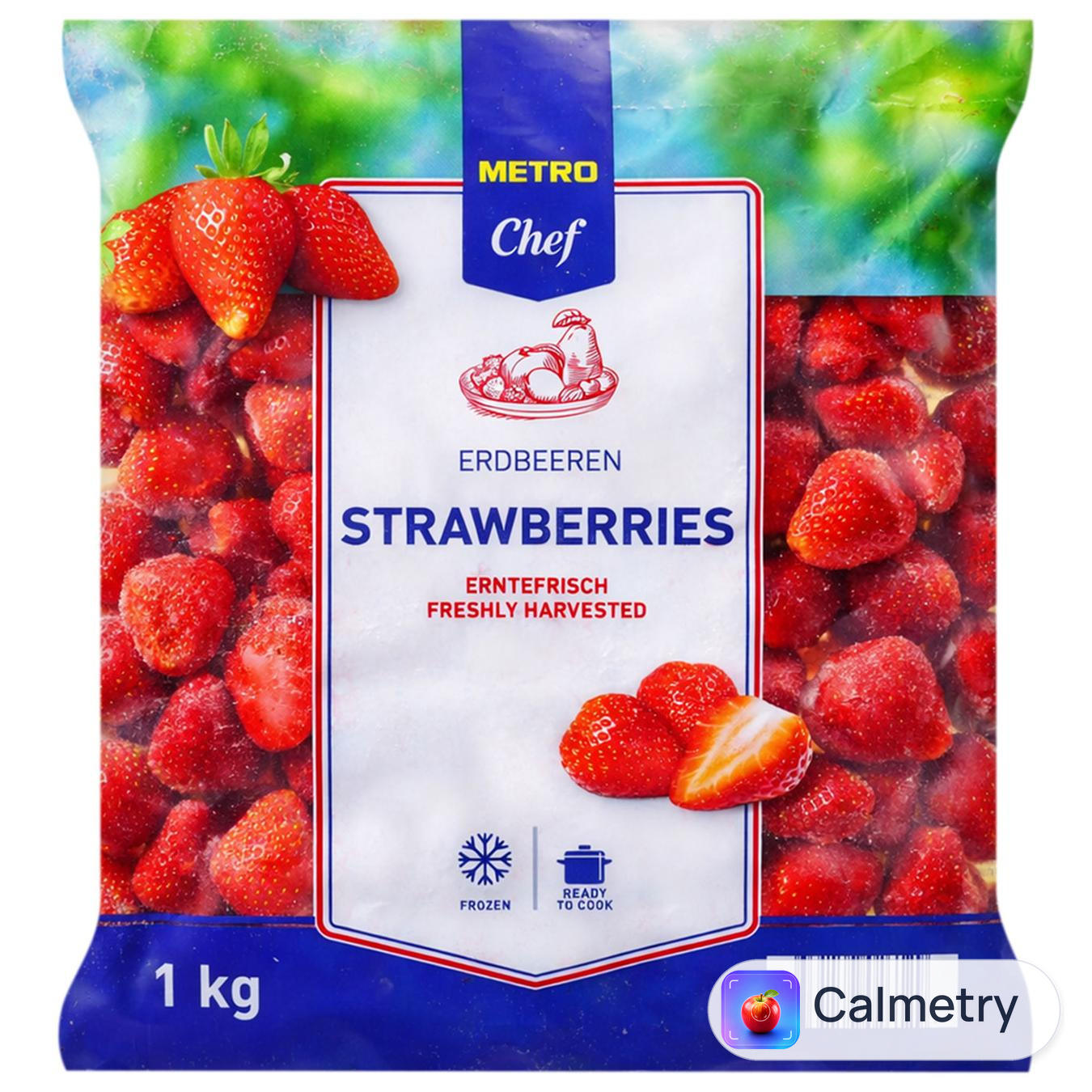Полуниця Mеtro Chef заморожена 1кг