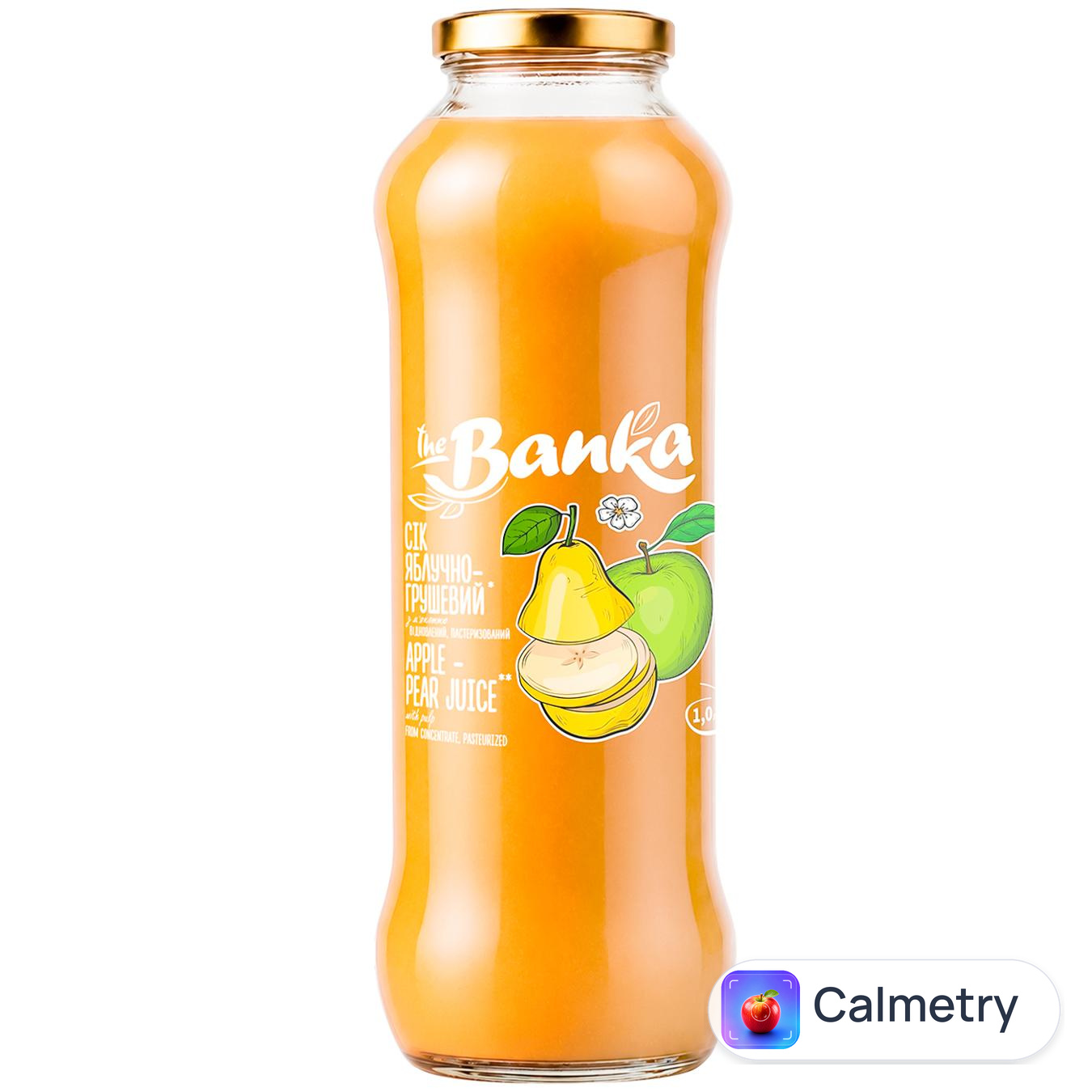 Сік The Banka яблучно-грушевий з м'якоттю 1л