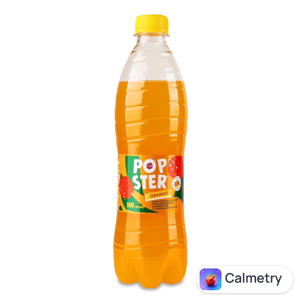 Напій соковмісний Popster Sunny Orange сильногазований 0,5л