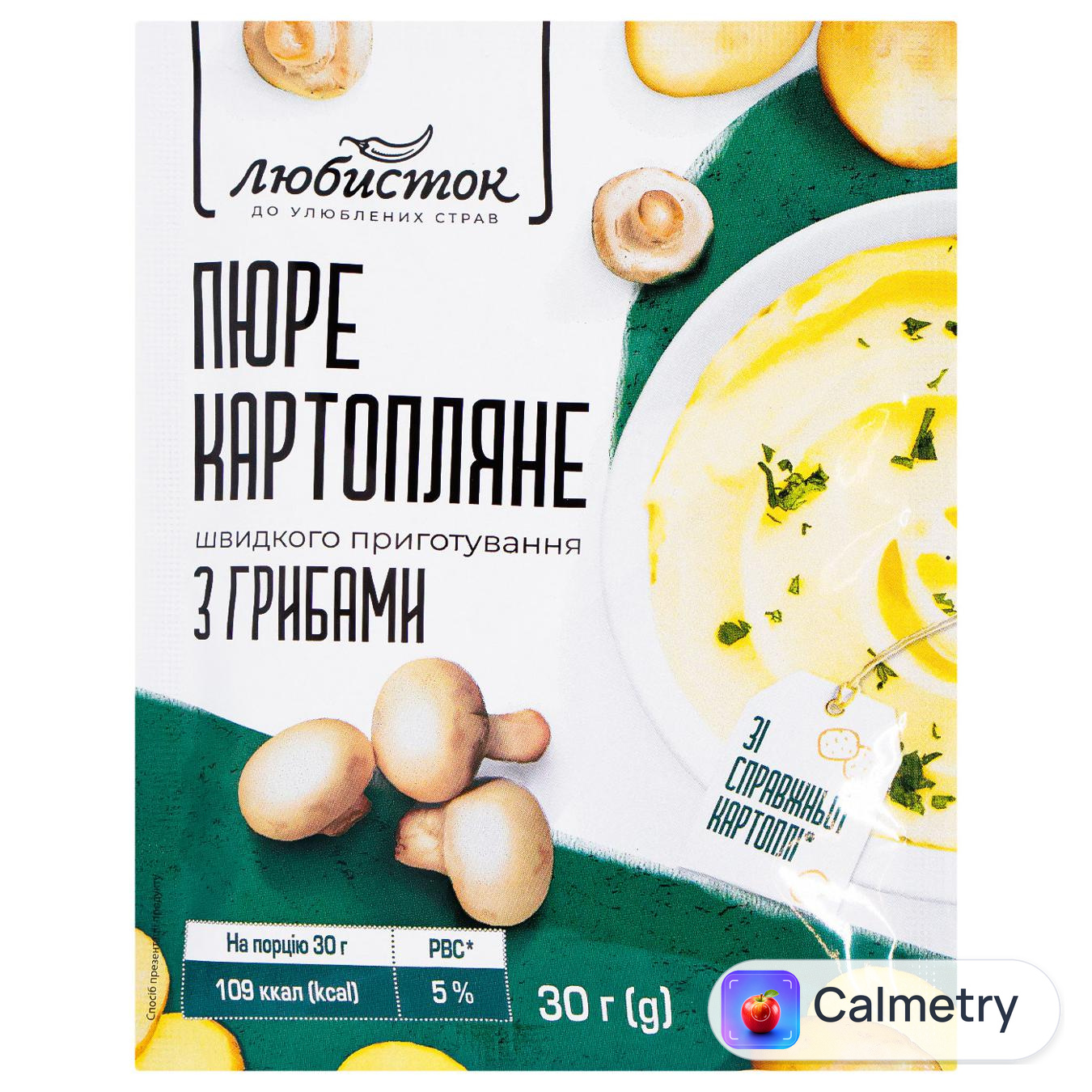 Пюре картопляне Любисток зі грибами 30г