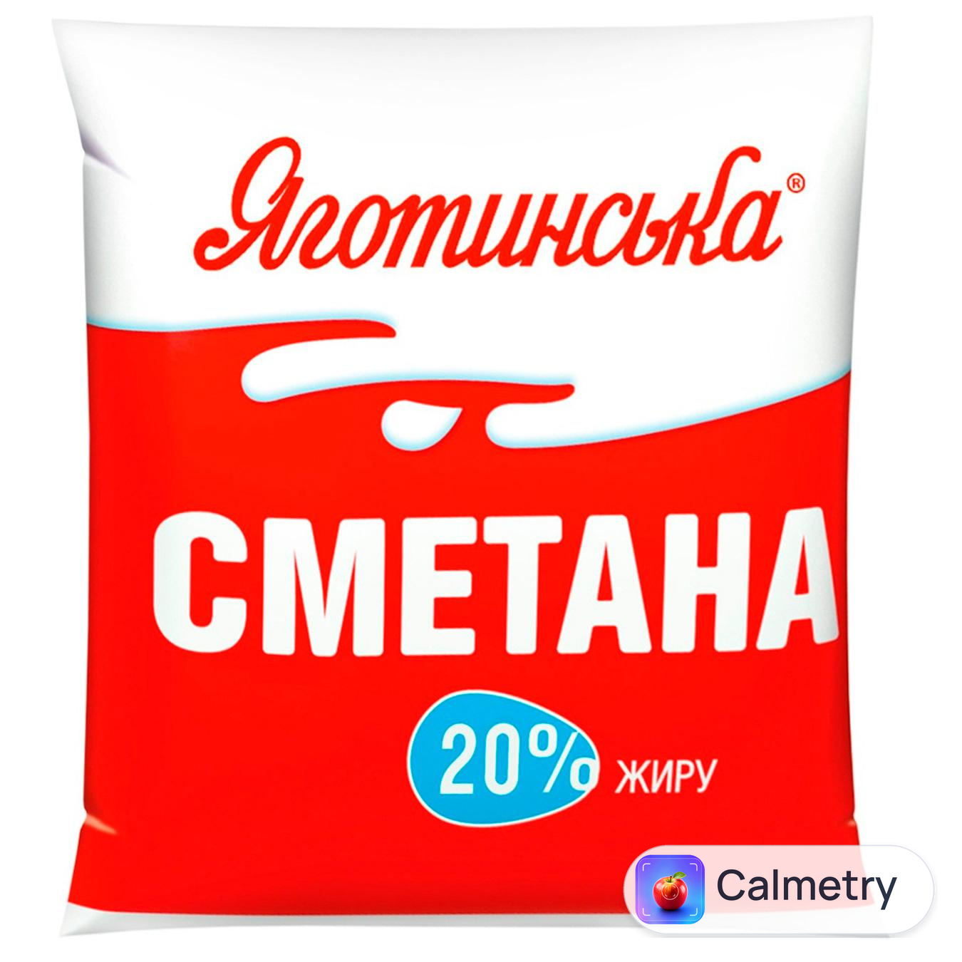 Сметана Яготинська 20% 400г