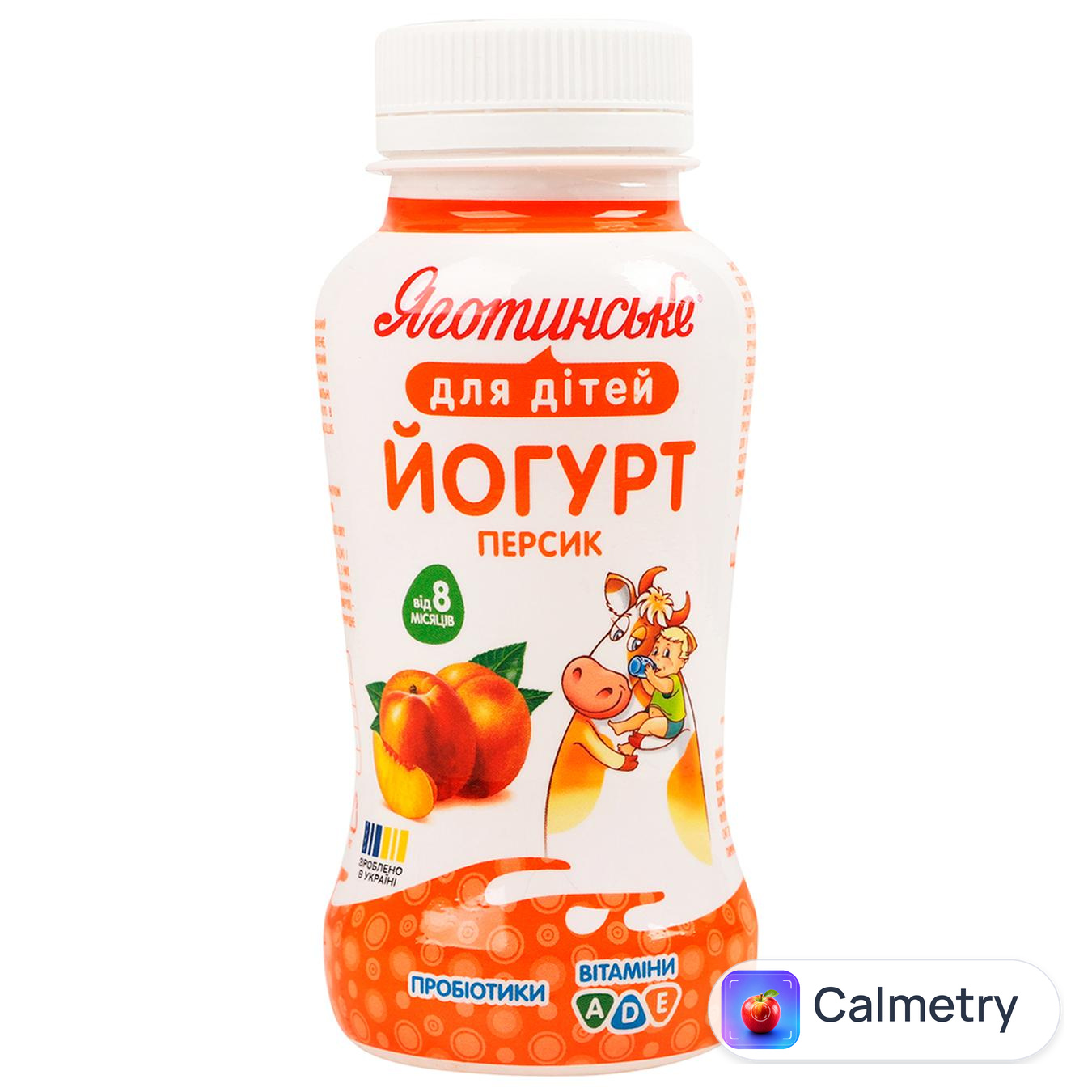 Йогурт Яготинське для дітей Персик 1,5% 185г — фото продукту