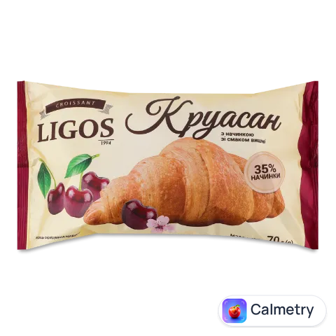 Круасан Ligos з начинкою зі смаком вишні