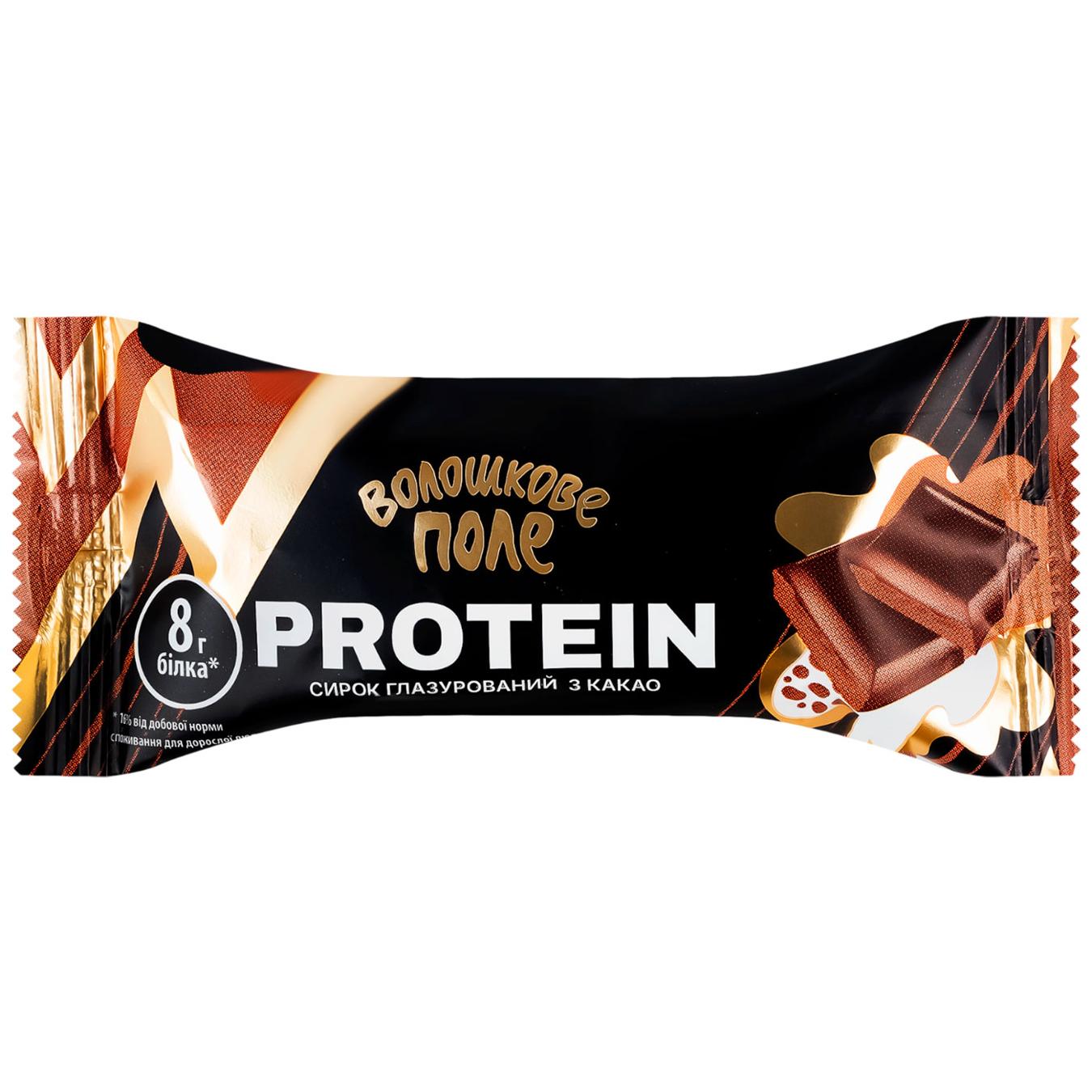 Сирок глазурований Волошкове Поле Protein з какао 18% 36г — фото продукту