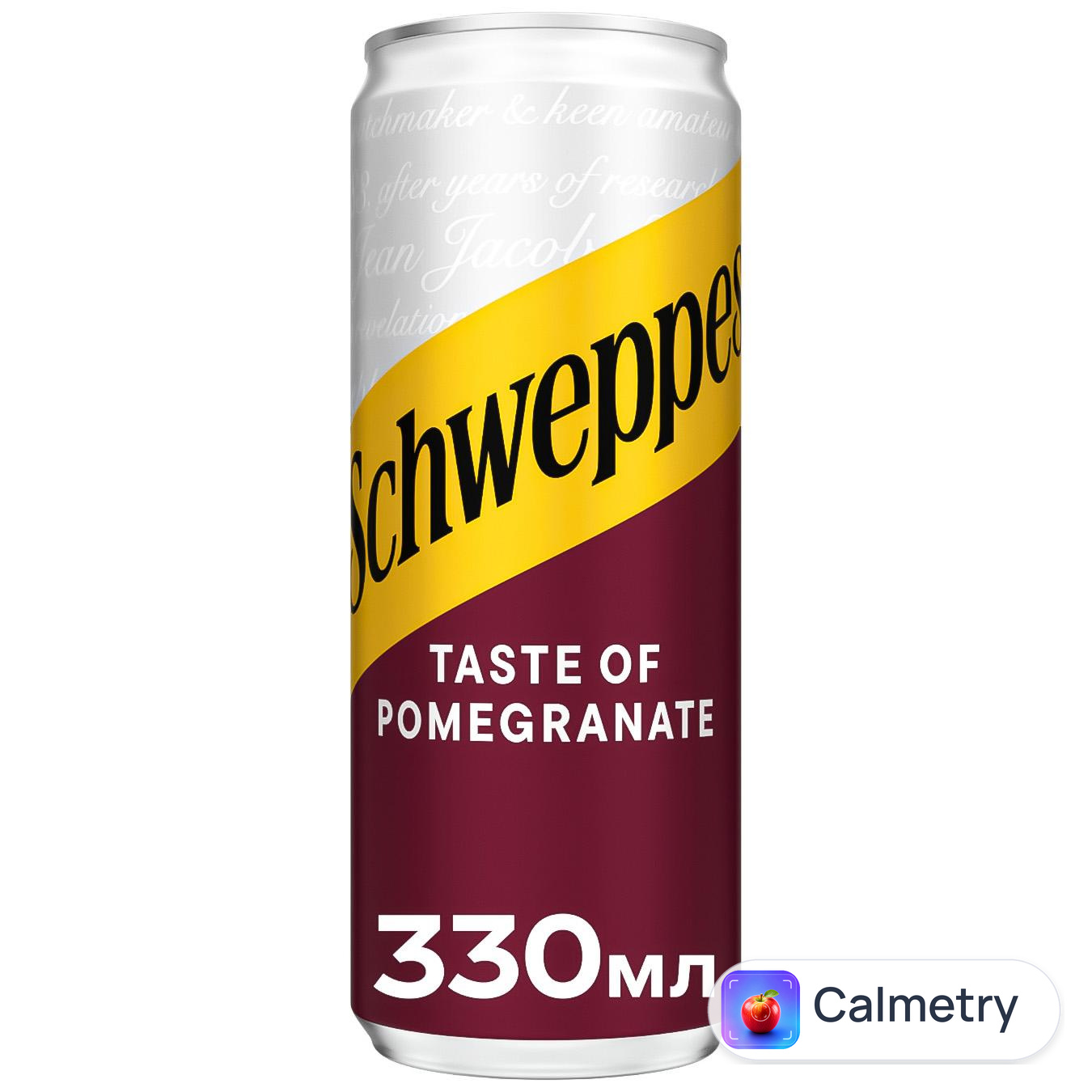 Напій газований Schweppes Pomegranate 0,33л — фото продукту