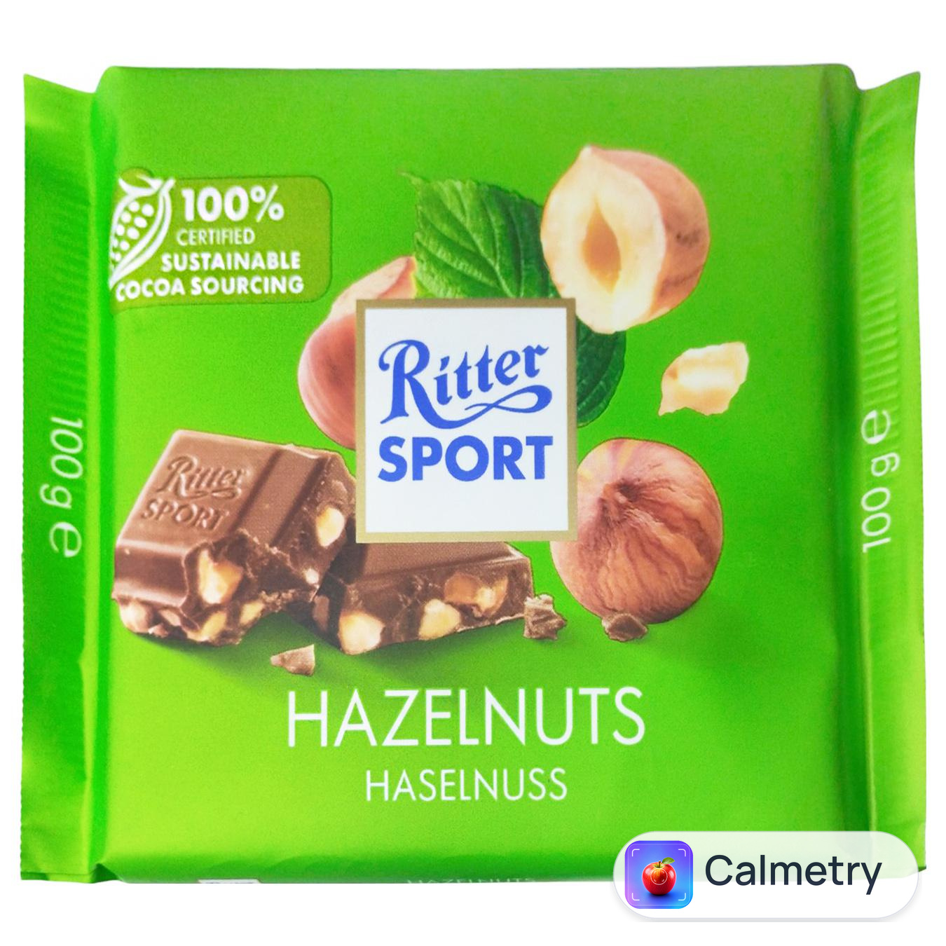 Шоколад молочний Ritter Sport з лісовим горіхом 100г