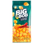 Арахіс Big Bob смажений солоний в хрусткій оболонці зі смаком Солодкий перець Чилі 60г — фото продукту