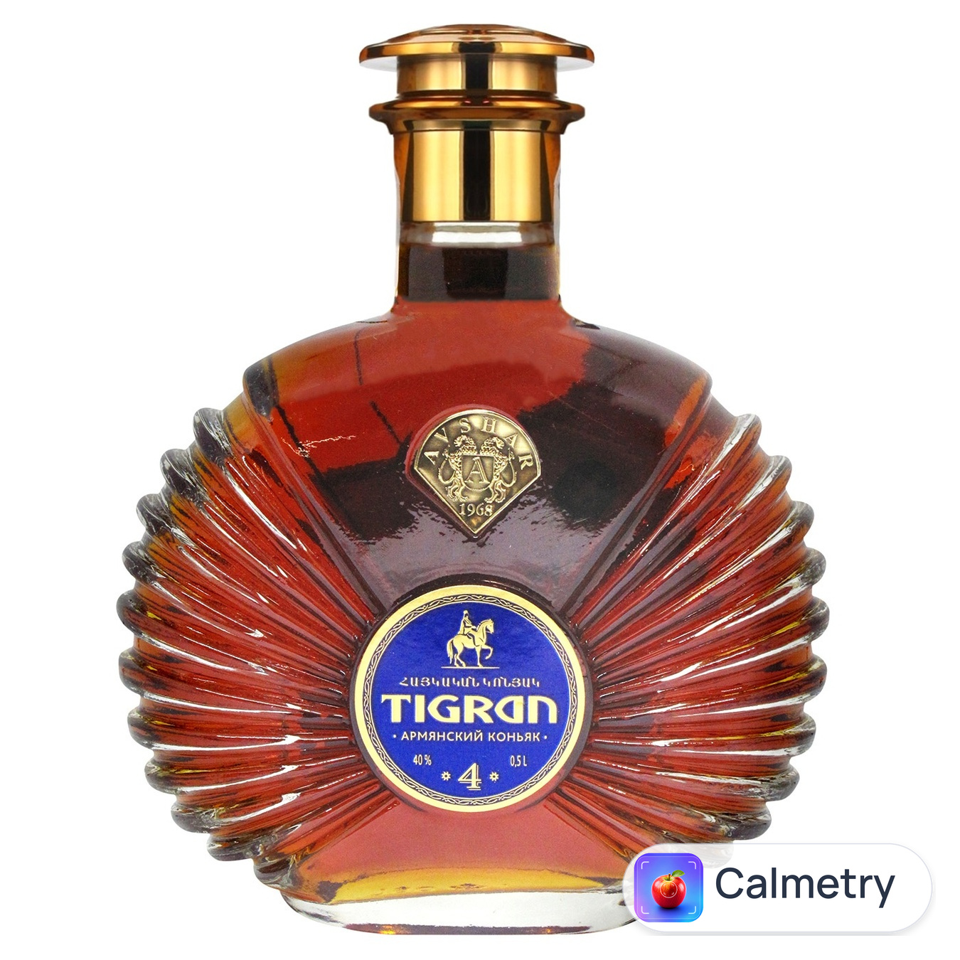 Коньяк Тигран Вірменський 4 роки 40% 0,5л