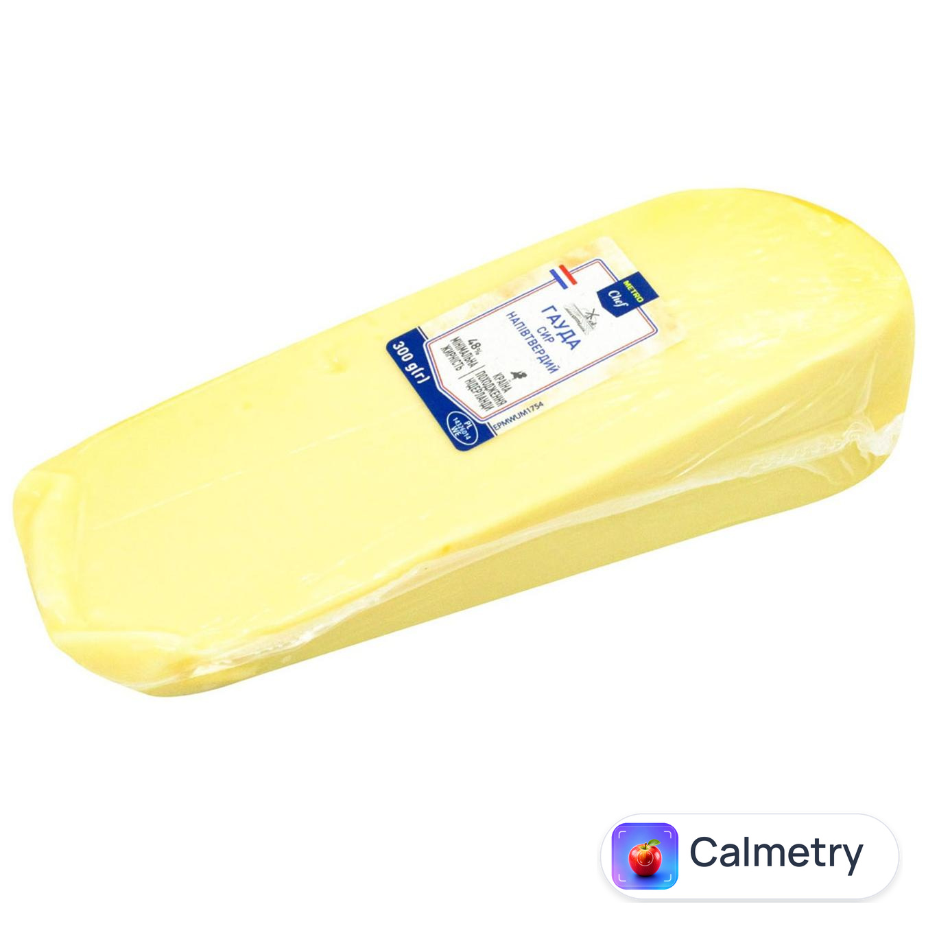 Сир Metro Chef Гауда 48% 300г — фото продукту