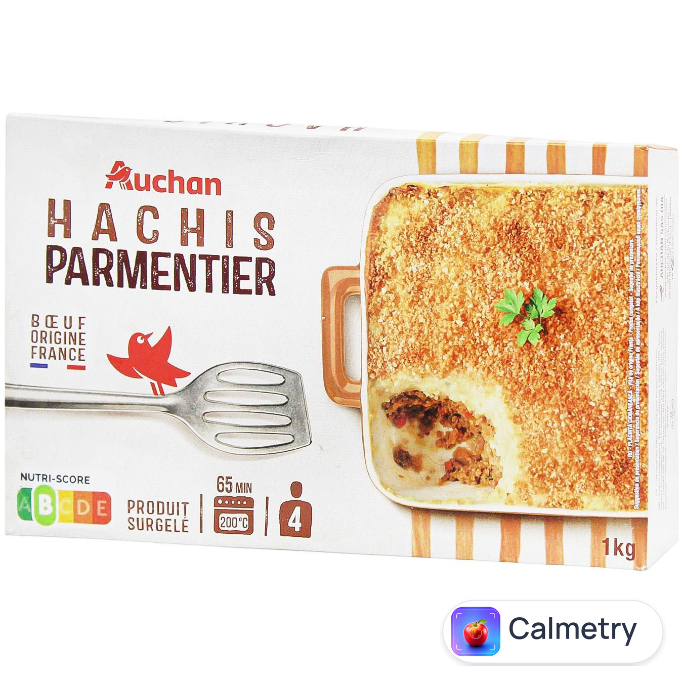 Картопля Auchan з м'ясом та цибулею заморожена 1кг