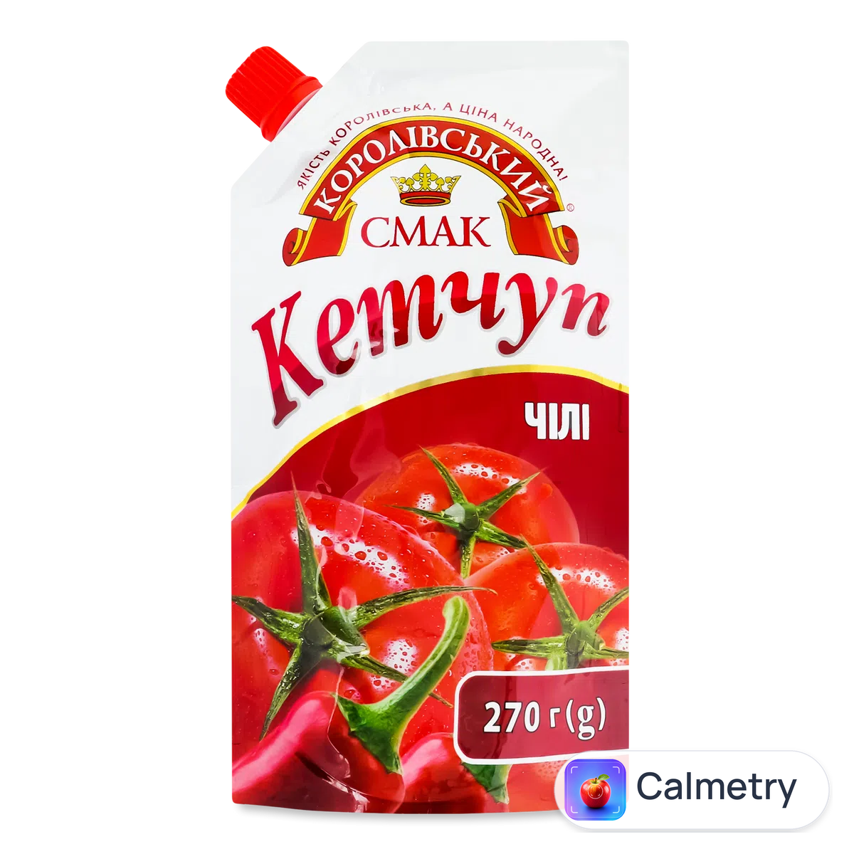 Кетчуп «Королівський смак» «Чилі» д/п 270г