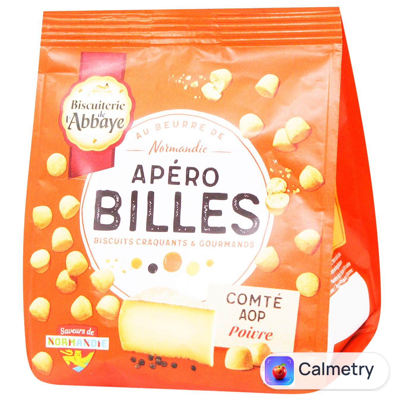 Печиво Biscuiterie de L'abbaye Apero Billes з сиром конте 120г