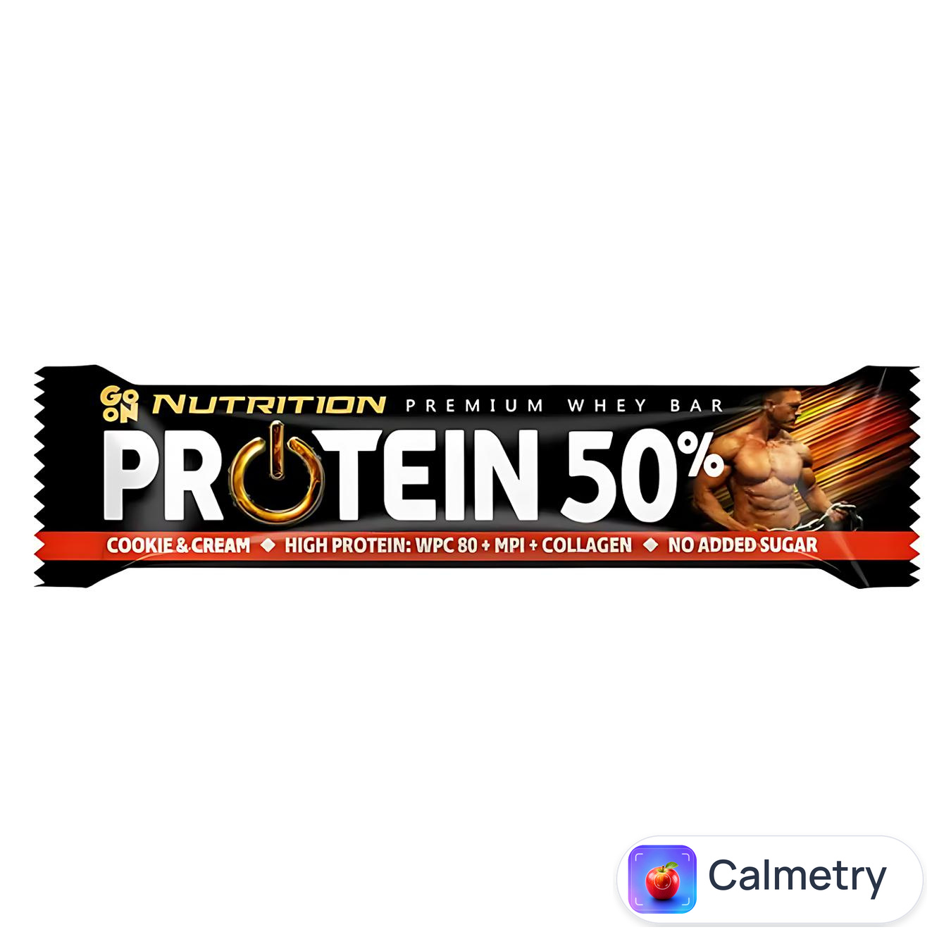Батончик протеїновий Go On Nutrition Protein 50% з тiстечково-сметанковим смаком 40г — фото продукту