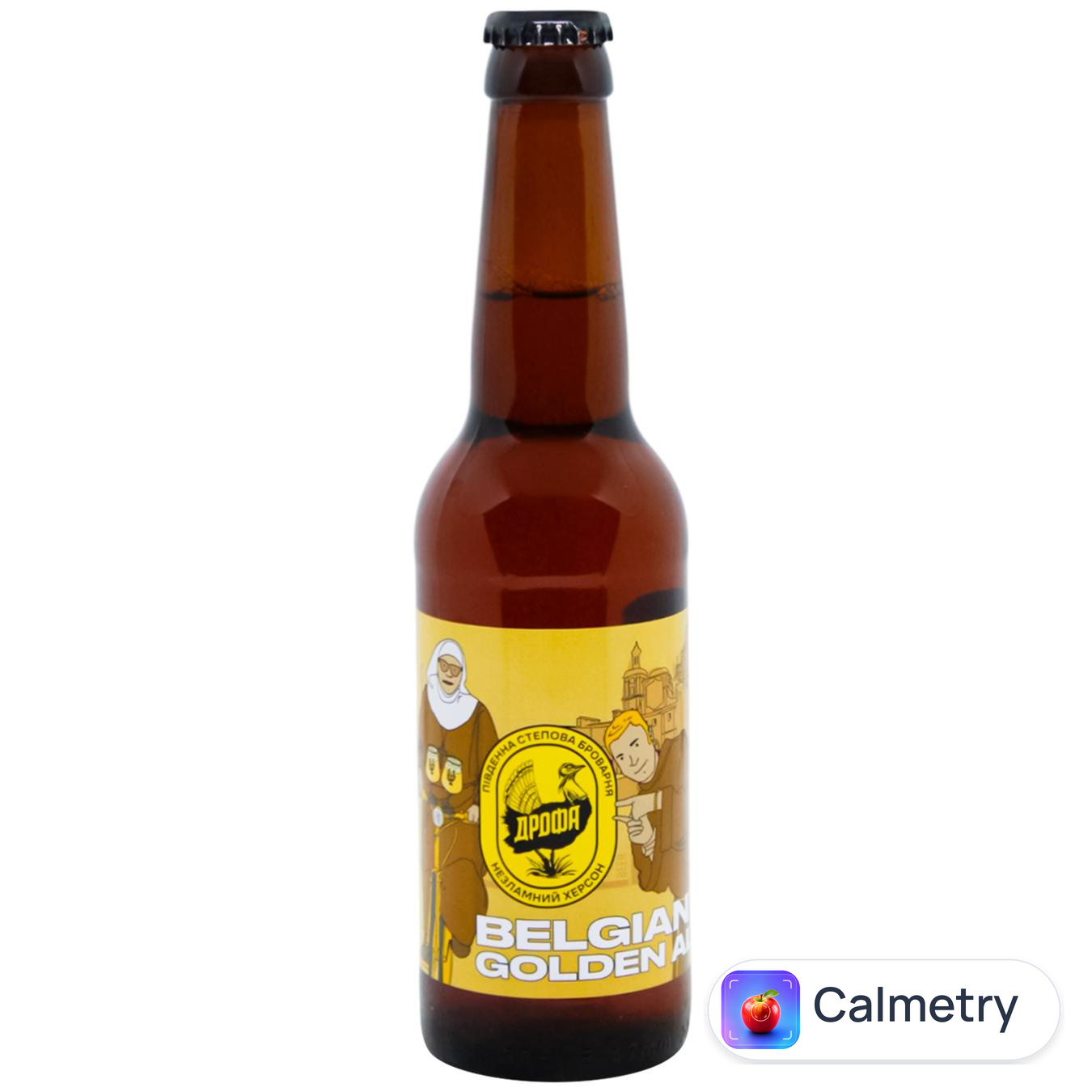 Пиво Дрофа Belgian Golden Ale світле нефільтроване 6% 0,33л