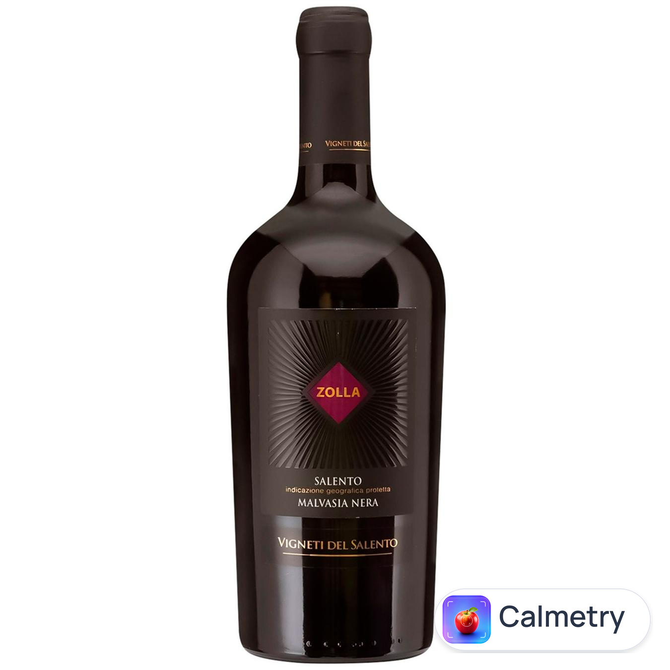 Вино Zolla Malvasia Nera червоне напівсухе 14,5% 0,75л