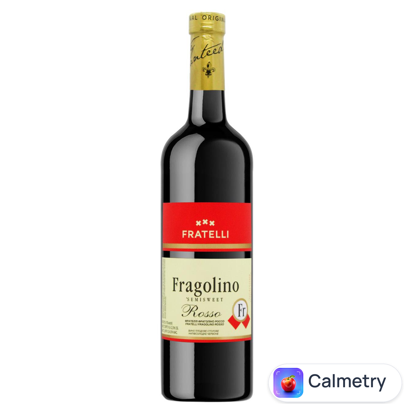 Вино Fratelli Fragolino червоне напівсолодке 9-13% 0,75л — фото продукту