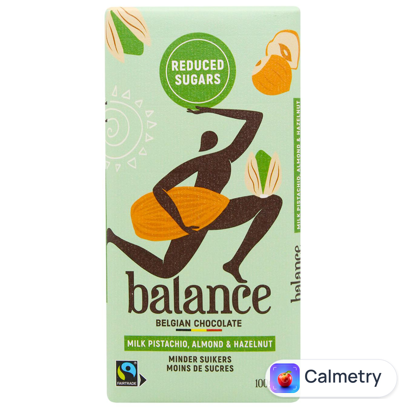 Шоколад Balance з горіхами без цукру 100г
