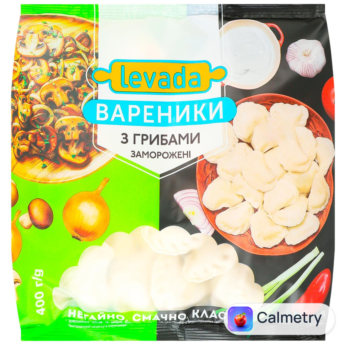 Вареники Levada з грибами 400г — фото продукту