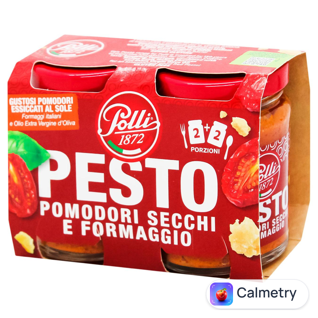 Соус Polli Pesto Pomodori Secchi e Formaggio 2шт*90г