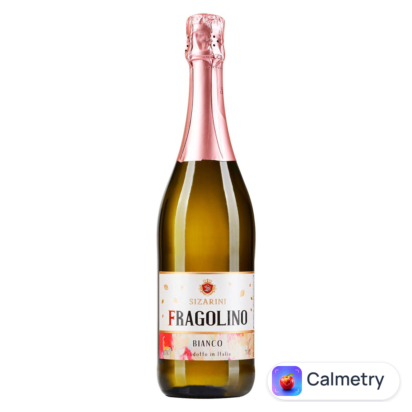 Вино ігристе Sizarini Fragolino Bianco біле солодке 7,5% 0,75л