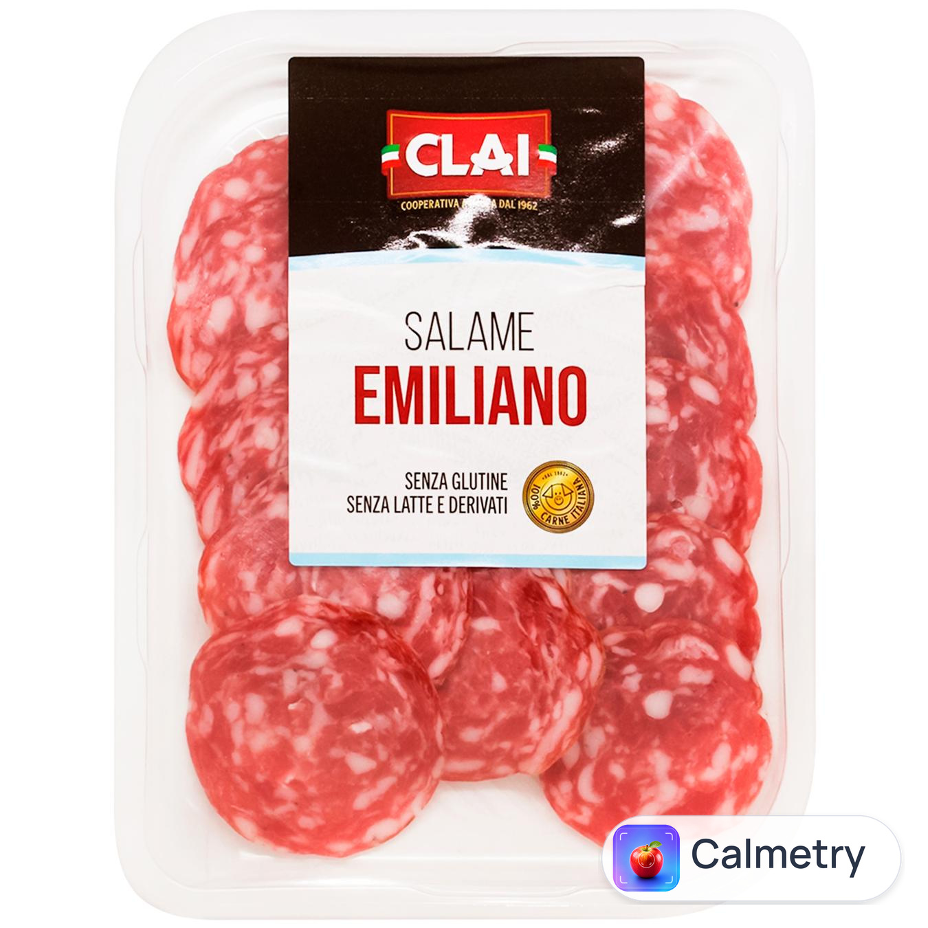 Ковбаса Clai Emiliano Салямі нарізана 70г