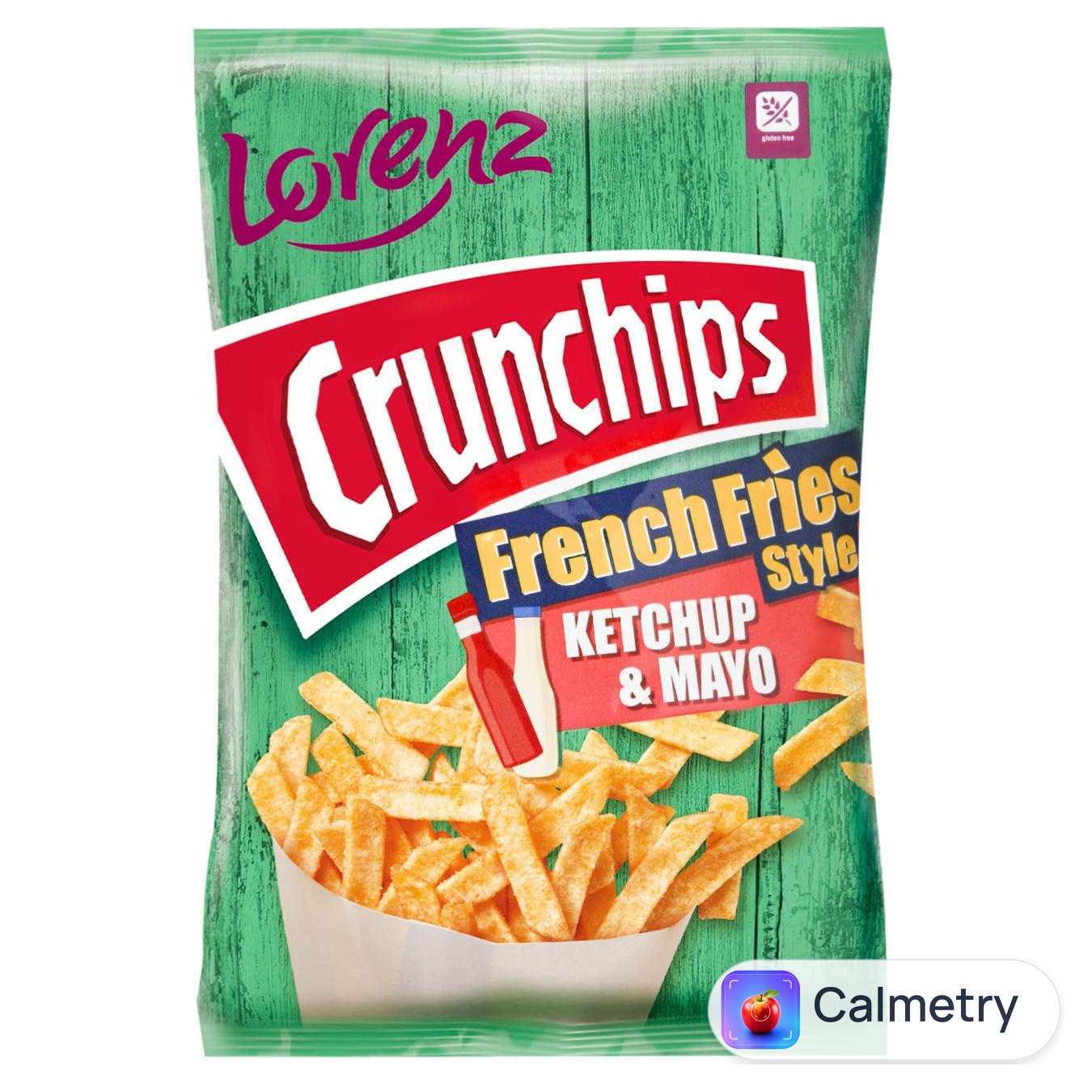 Чипси Lorenz Crunchips French Fries Style Ketchup & Mayo 90г — фото продукту