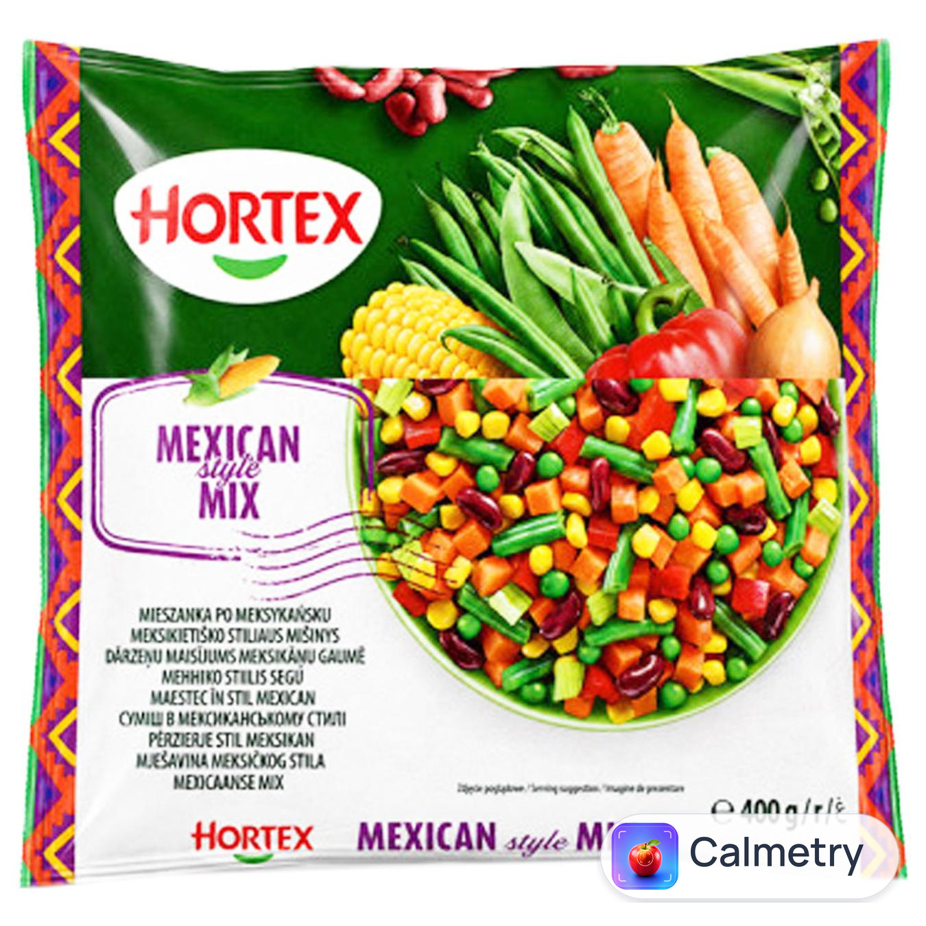 Суміш овочева Hortex Mexico заморожена 400г — фото продукту