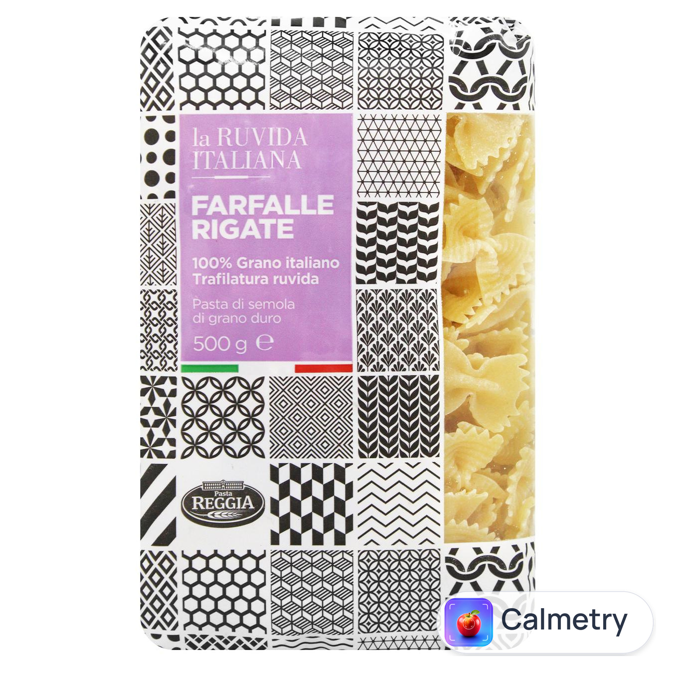 Макаронні вироби La Ruvida Farfalle Rigate 500г — фото продукту